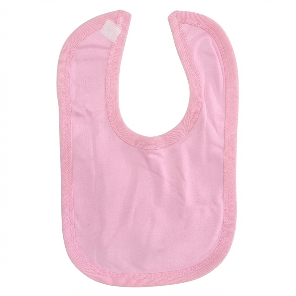 BB3: Plain Pink Velcro Bib (Made in UK) BB3: Plain Pink Velcro Bib (Made in UK)
